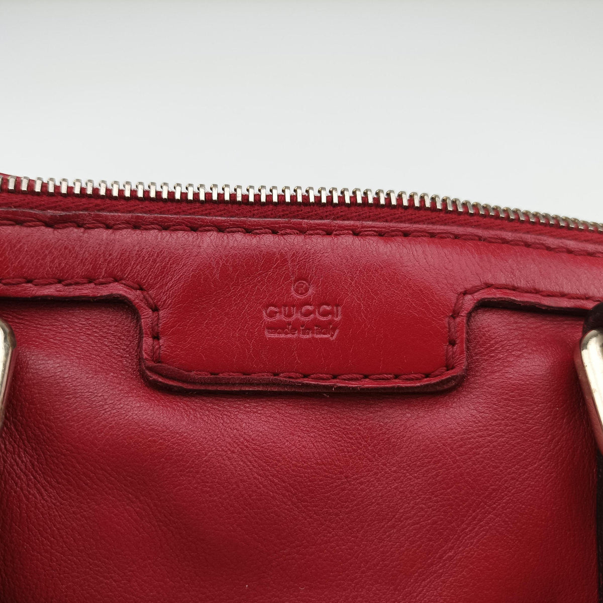 Vintage Gucci Sherry Line Red Leather 247205 shoulderbag | stylenewstar