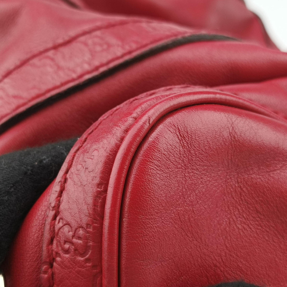 Vintage Gucci Sherry Line Red Leather 247205 shoulderbag | stylenewstar
