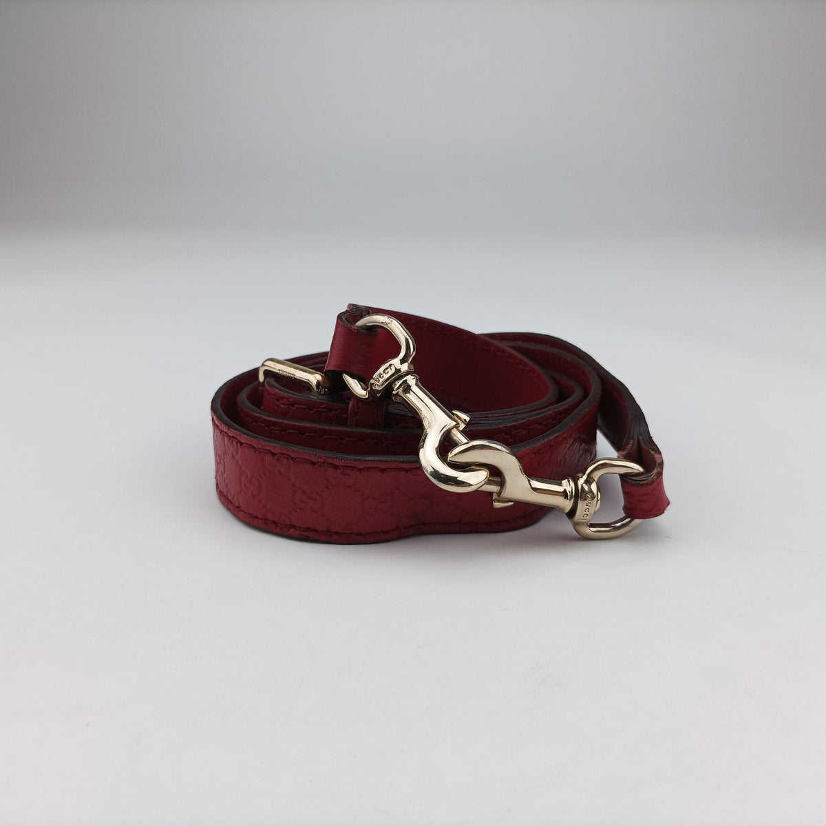 Vintage Gucci Sherry Line Red Leather 247205 shoulderbag | stylenewstar