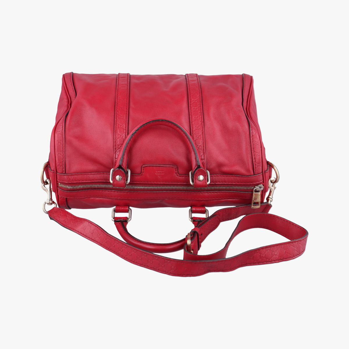 Vintage Gucci Sherry Line Red Leather 247205 shoulderbag | stylenewstar