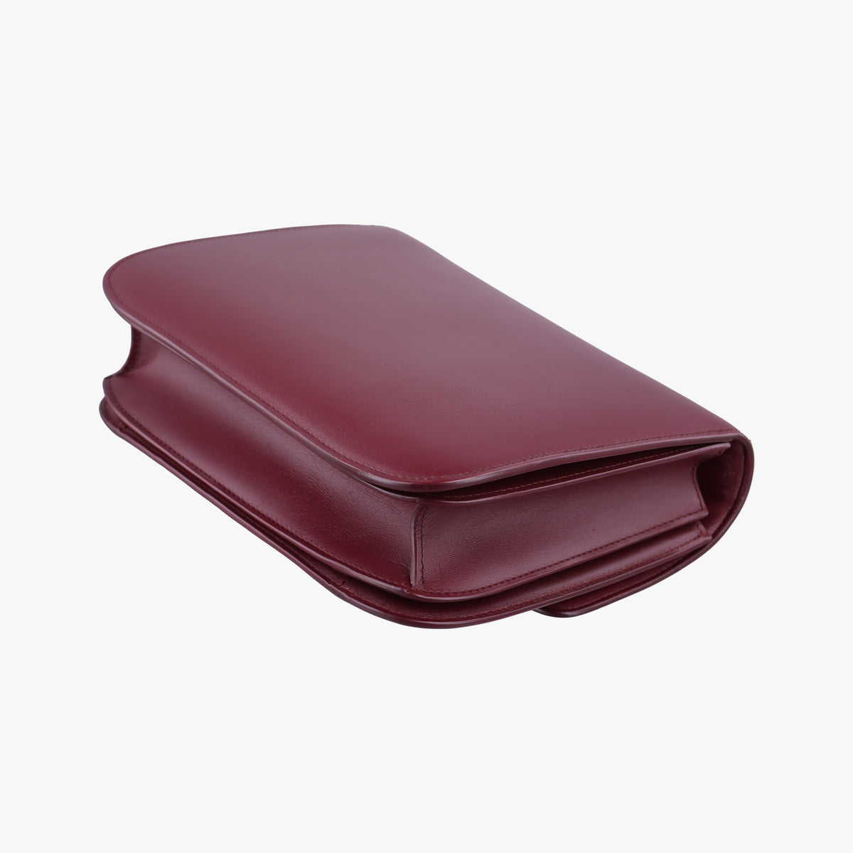 Vintage Celine Classic Box Burgundy Leather  shoulderbag | stylenewstar
