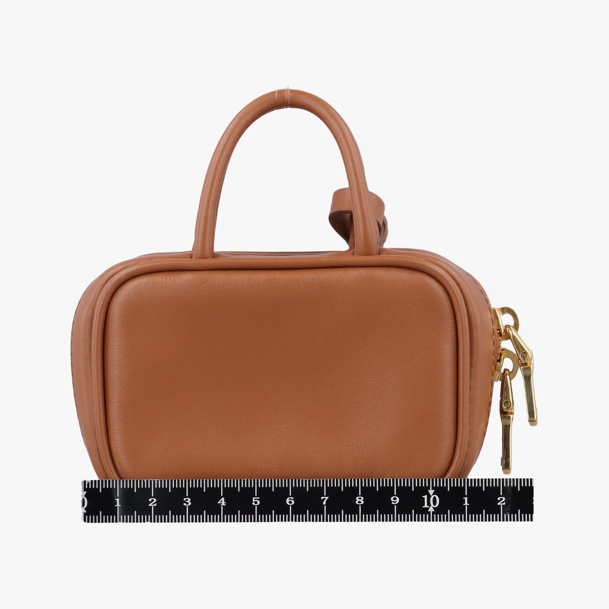Pre-owned Miu Miu Beau Micro Brown Leather  handbag | stylenewstar