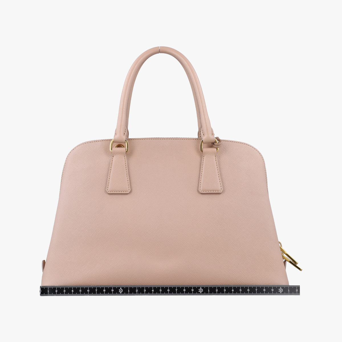 Pre-owned Prada Promenade Pink SAFFIANO patent BL0812 handbag | stylenewstar