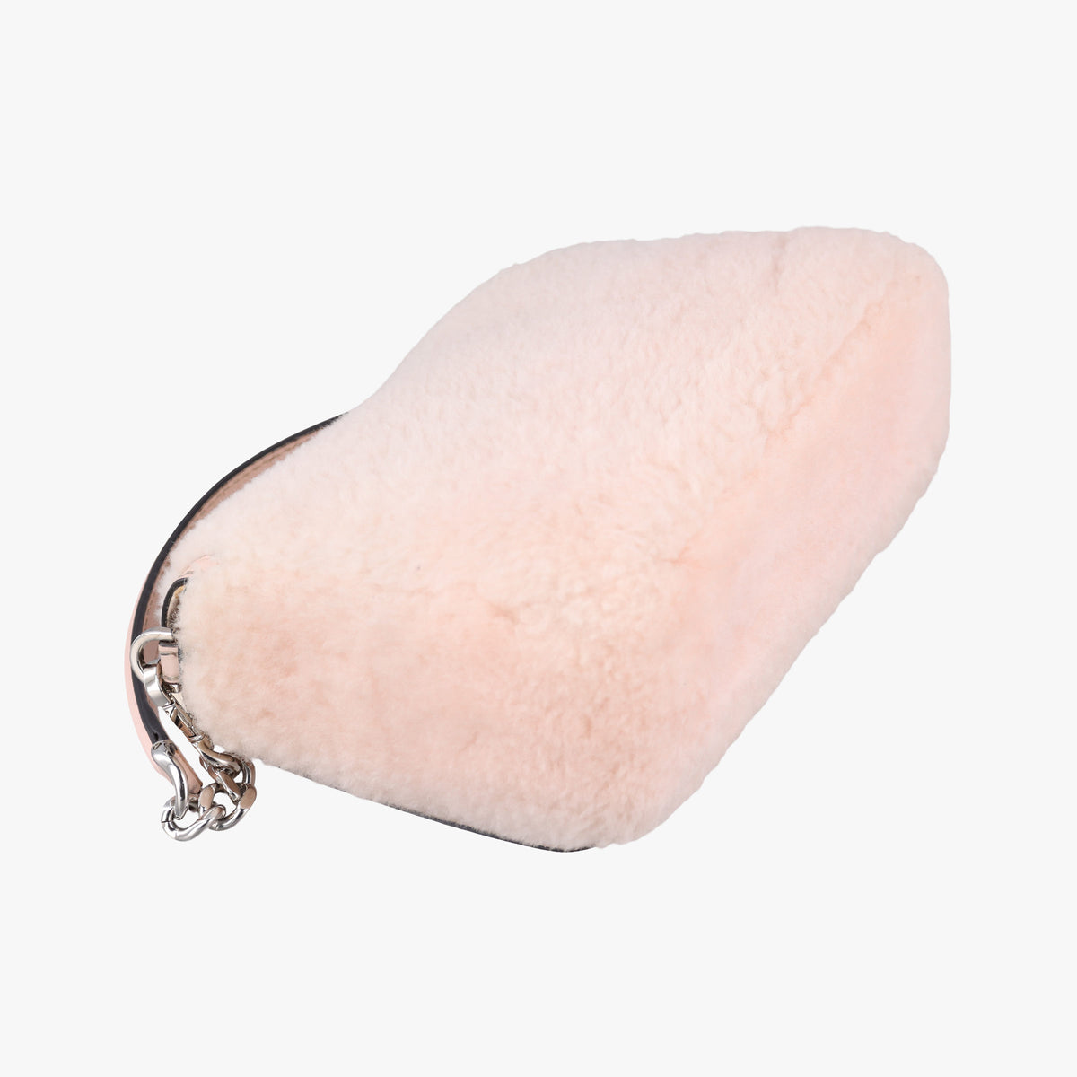 Secondhand Fendi 3 BAGUETTE Pink fur 8BR757 shoulderbag | stylenewstar