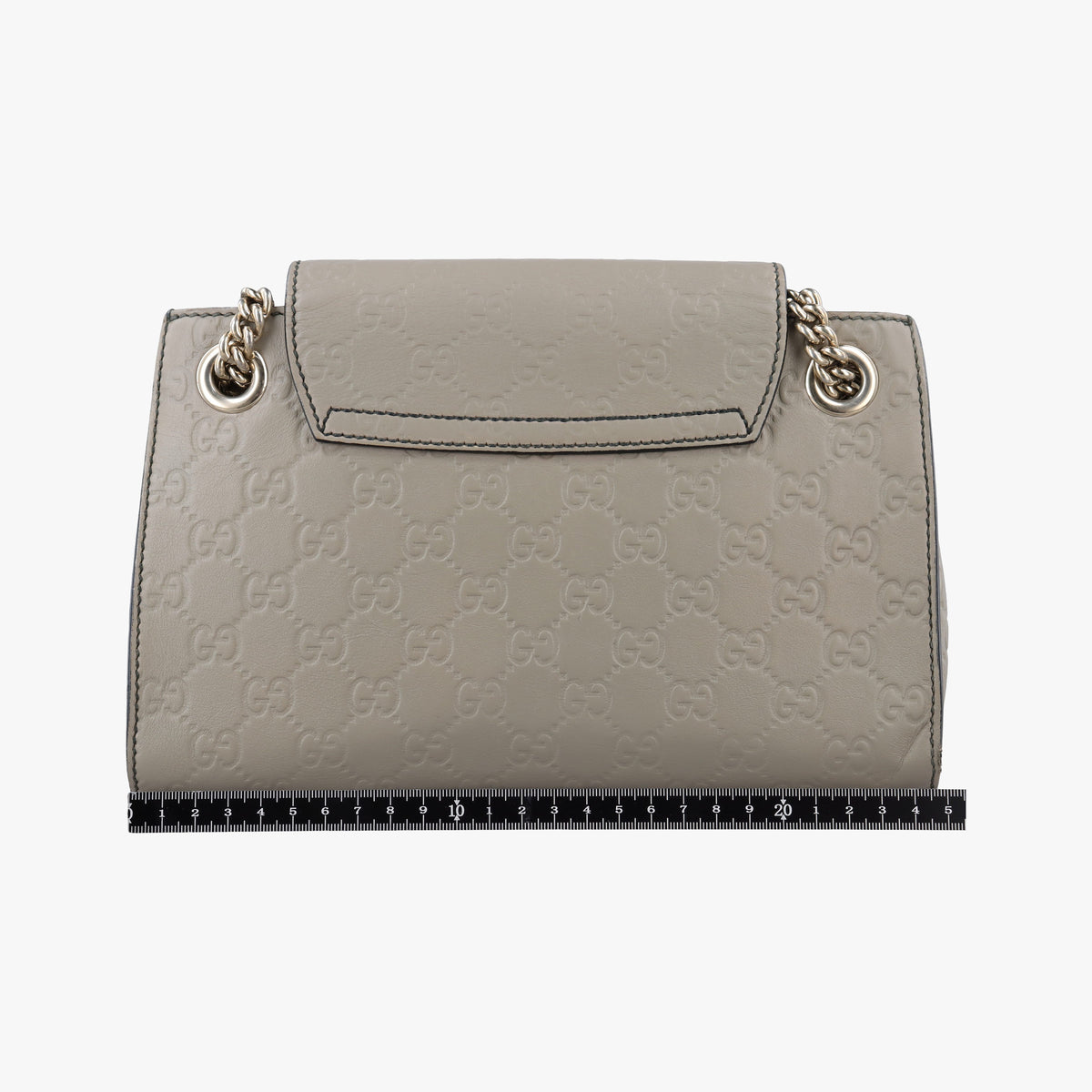 Vintage Gucci Emily Grey Leather 369621 shoulderbag | stylenewstar