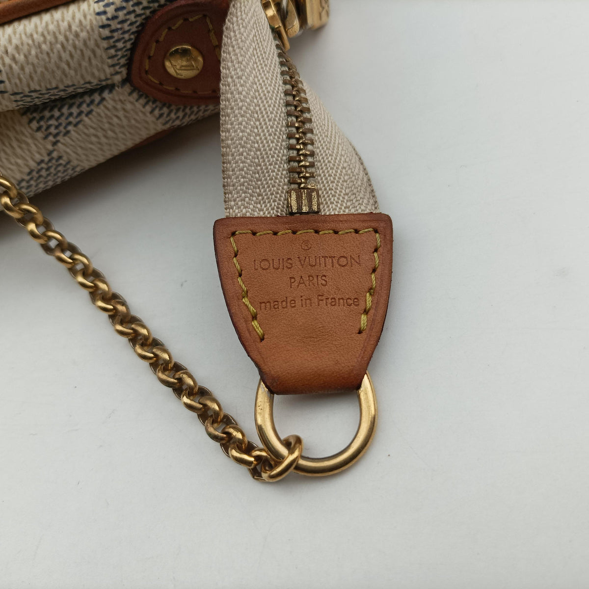 Pre-owned Louis Vuitton EVA AZUR Damier Canvas N55214 shoulderbag | stylenewstar