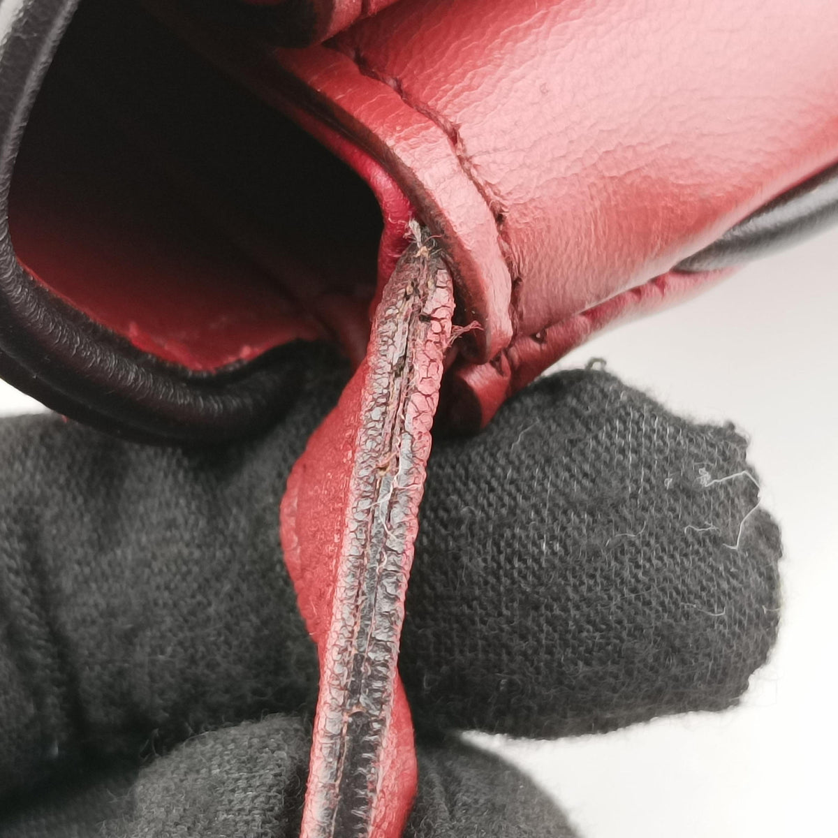 Pre-owned Gucci Arli Red Leather 550129 shoulderbag | stylenewstar