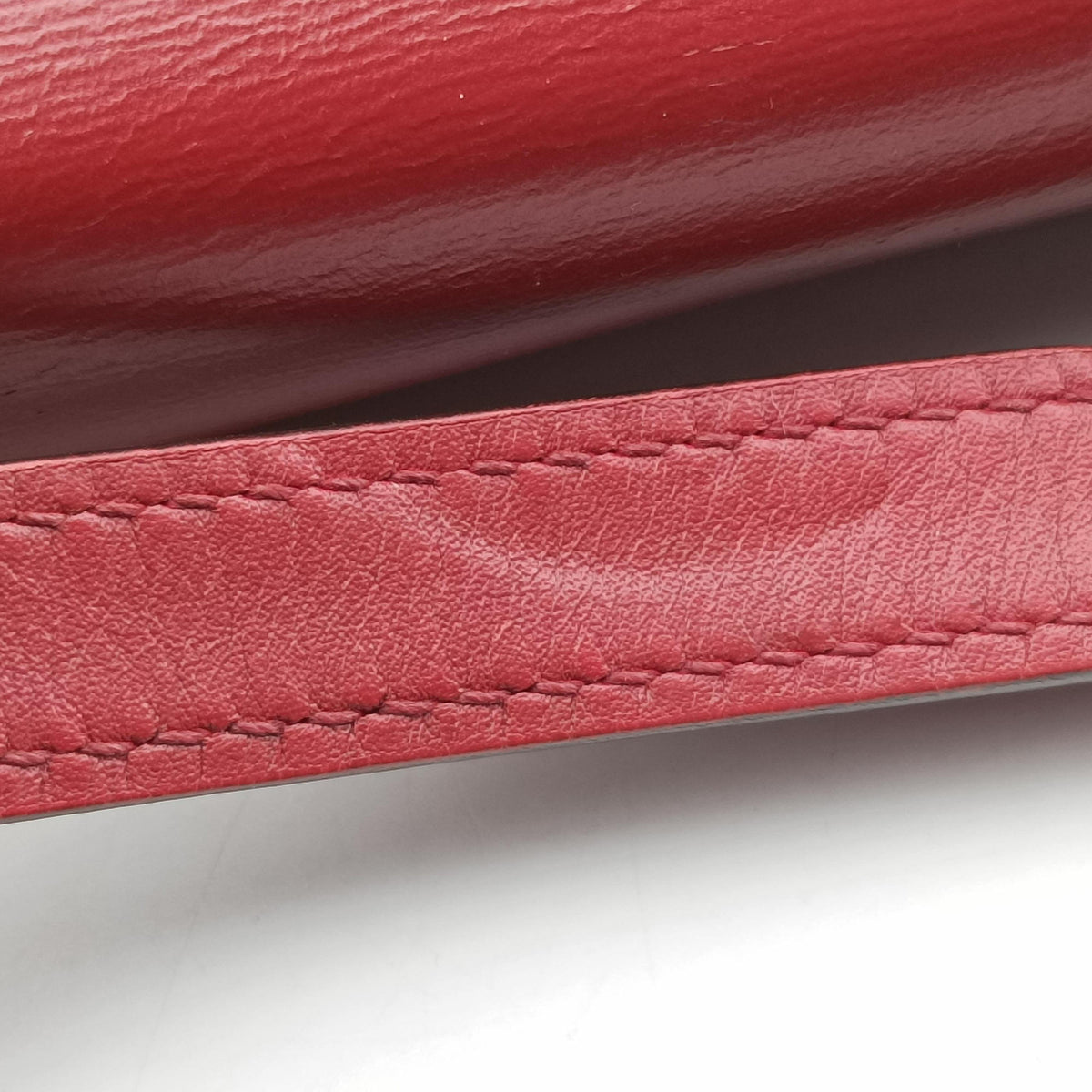Pre-owned Gucci Arli Red Leather 550129 shoulderbag | stylenewstar