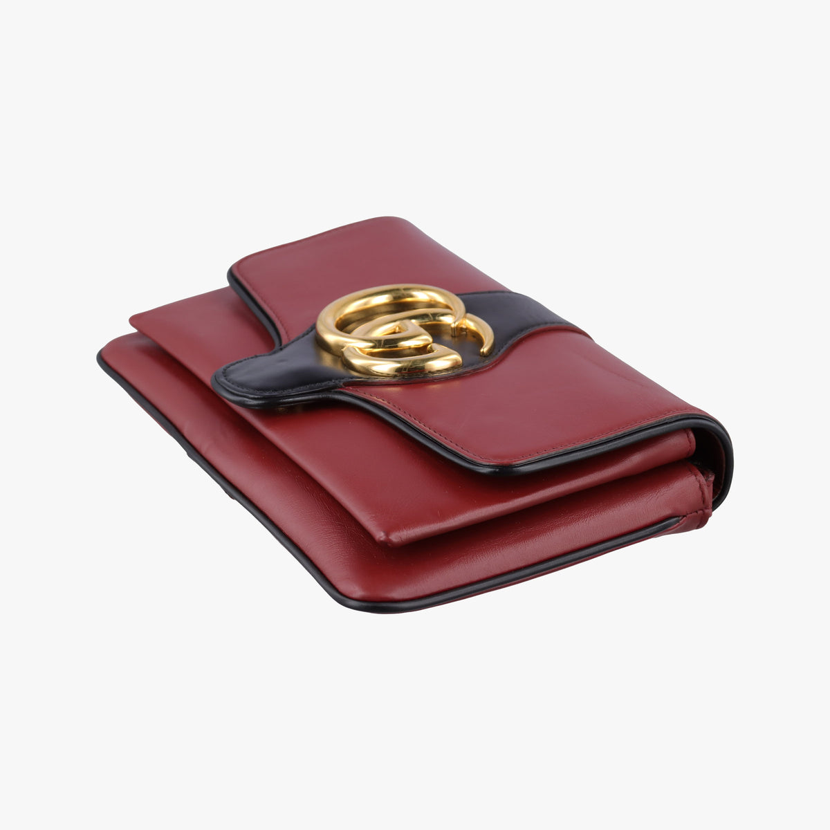 Pre-owned Gucci Arli Red Leather 550129 shoulderbag | stylenewstar