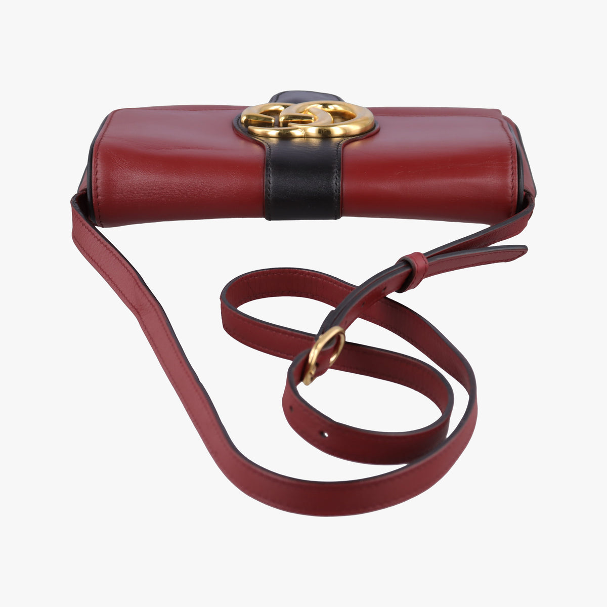 Pre-owned Gucci Arli Red Leather 550129 shoulderbag | stylenewstar