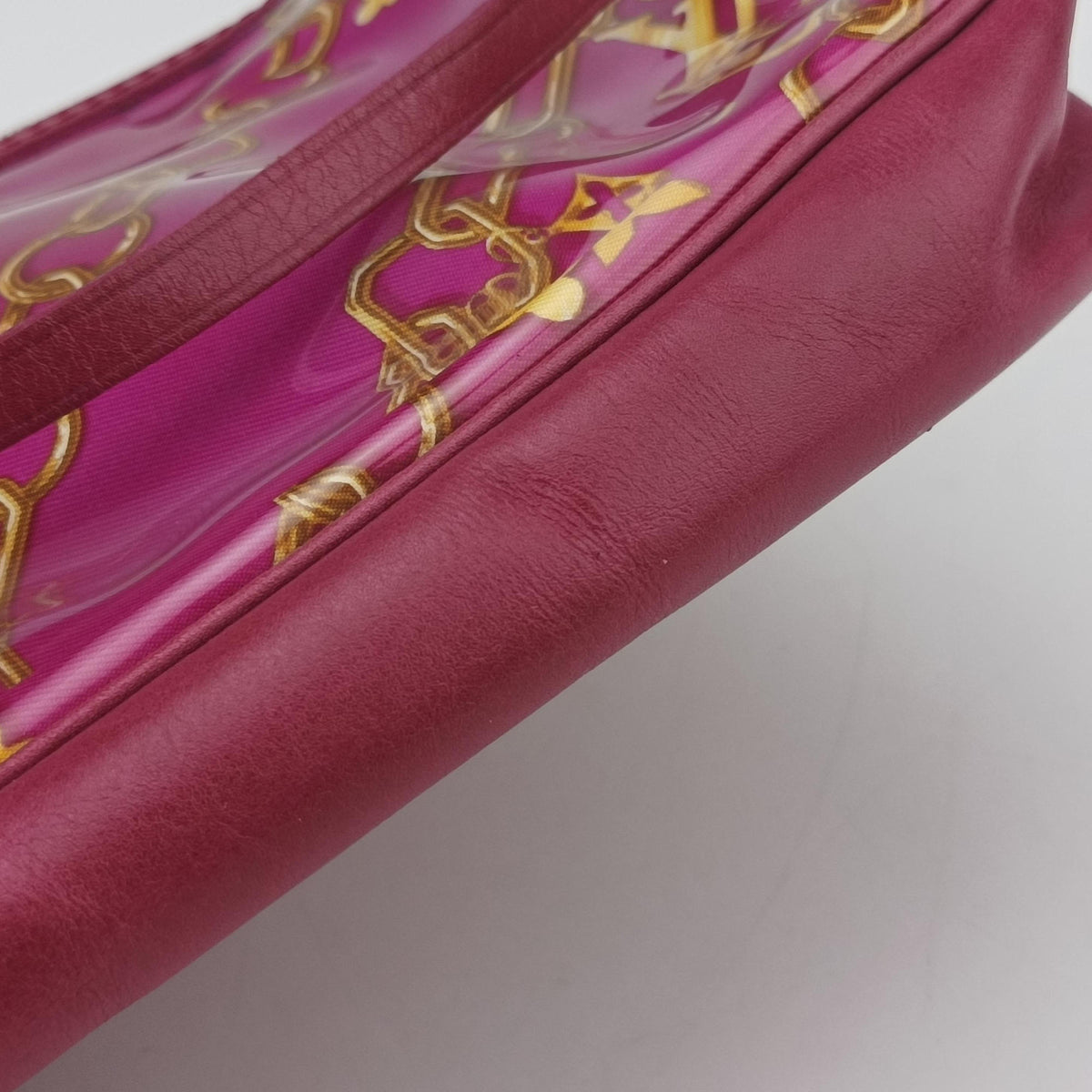 Secondhand Louis Vuitton Charm Pochette Accessoires pink×multicolor leather×vinyl M95160 shoulderbag | stylenewstar