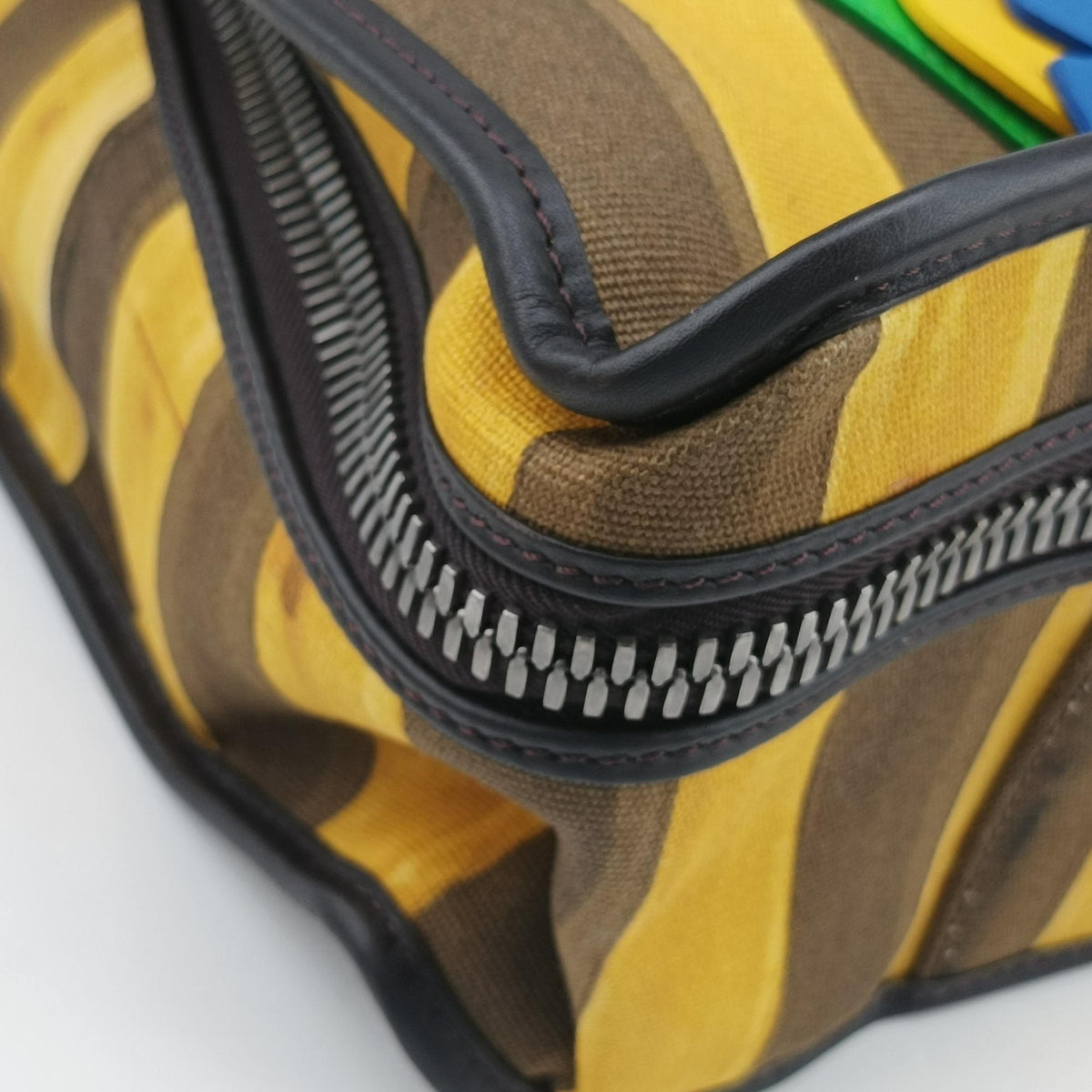 Pre-owned Fendi Floral briefcase Multicolour canvas 7VV131 shoulderbag | stylenewstar