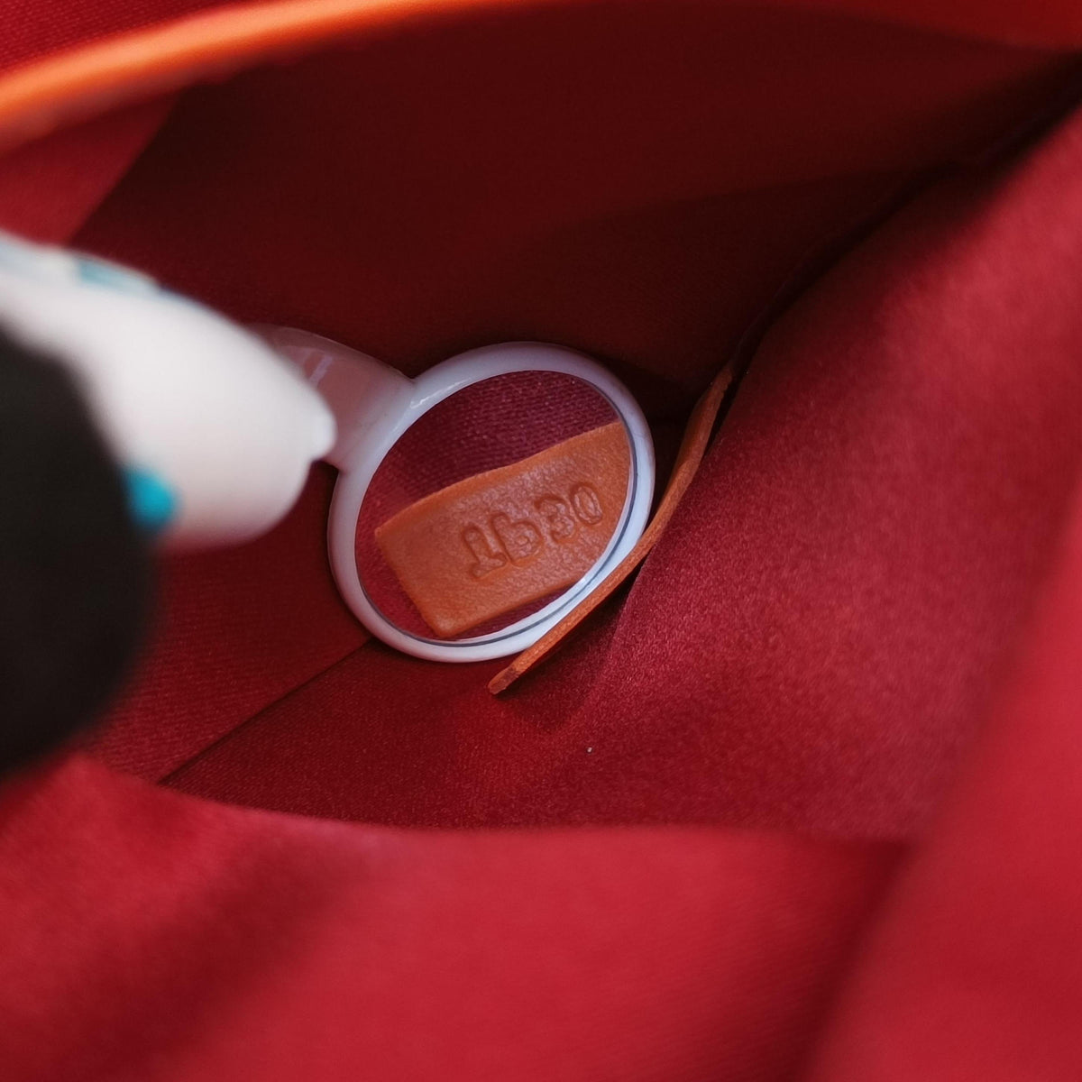 Secondhand TODS D-Styling Red x Orange Leather  shoulderbag | stylenewstar