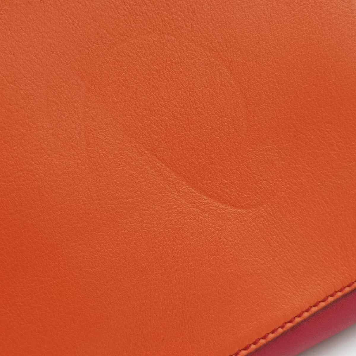 Secondhand TODS D-Styling Red x Orange Leather  shoulderbag | stylenewstar