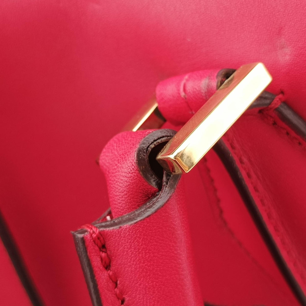 Secondhand TODS D-Styling Red x Orange Leather  shoulderbag | stylenewstar