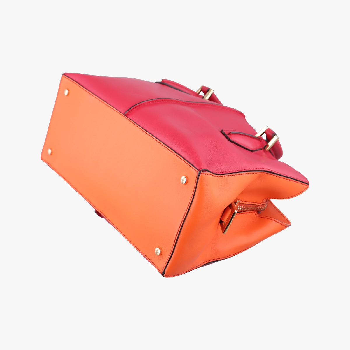 Secondhand TODS D-Styling Red x Orange Leather  shoulderbag | stylenewstar