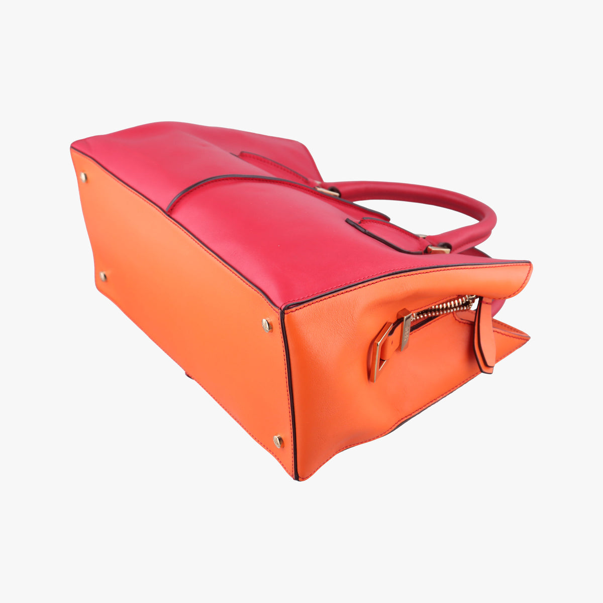 Secondhand TODS D-Styling Red x Orange Leather  shoulderbag | stylenewstar