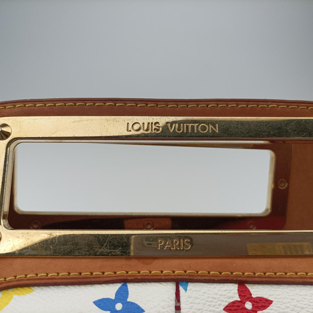Pre-owned Louis Vuitton JUDY MM white Monogram Multicolor M40255 shoulderbag | stylenewstar