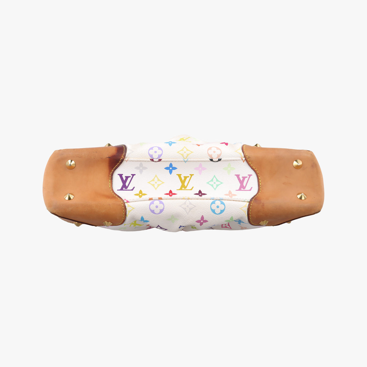 Pre-owned Louis Vuitton JUDY MM white Monogram Multicolor M40255 shoulderbag | stylenewstar