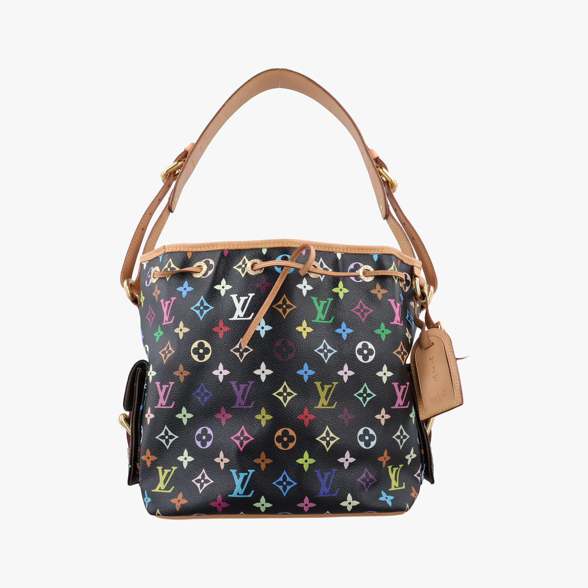 Pre-owned Louis Vuitton Petit Noe Noir Monogram Multicolor M42230 shoulderbag | stylenewstar