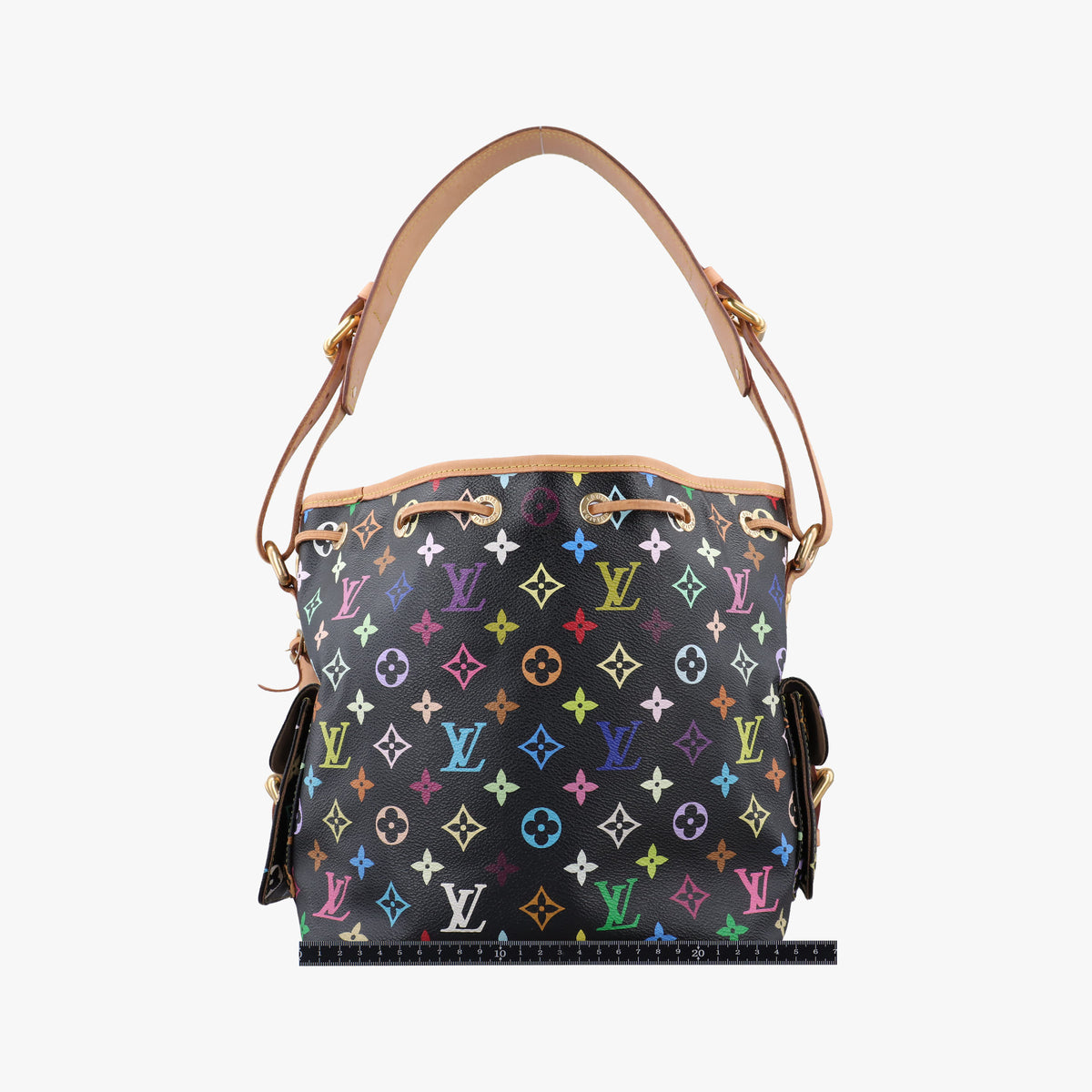 Pre-owned Louis Vuitton Petit Noe Noir Monogram Multicolor M42230 shoulderbag | stylenewstar