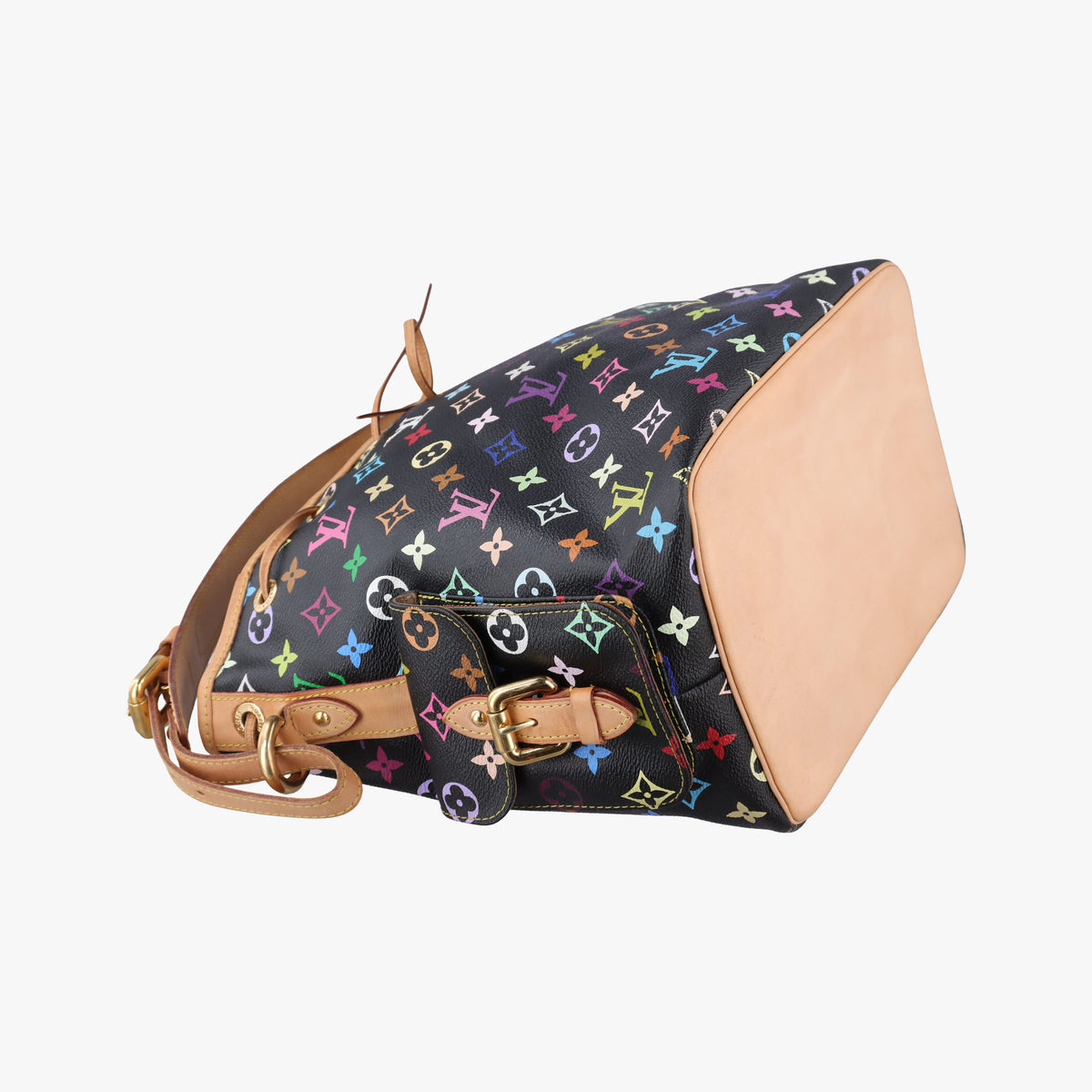 Pre-owned Louis Vuitton Petit Noe Noir Monogram Multicolor M42230 shoulderbag | stylenewstar