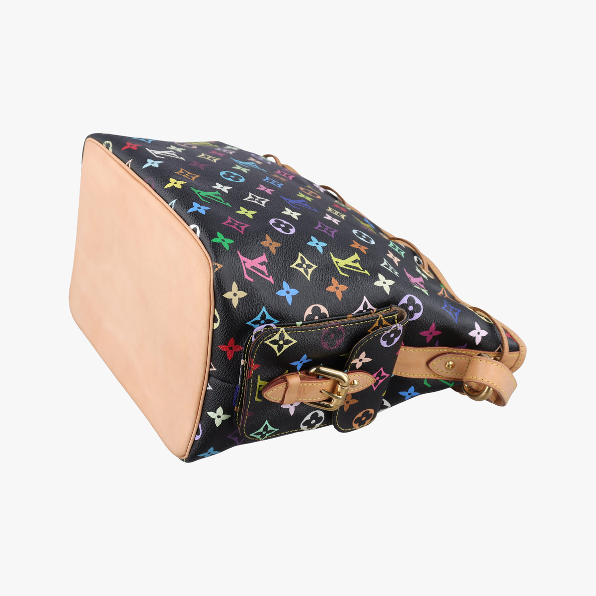 Pre-owned Louis Vuitton Petit Noe Noir Monogram Multicolor M42230 shoulderbag | stylenewstar