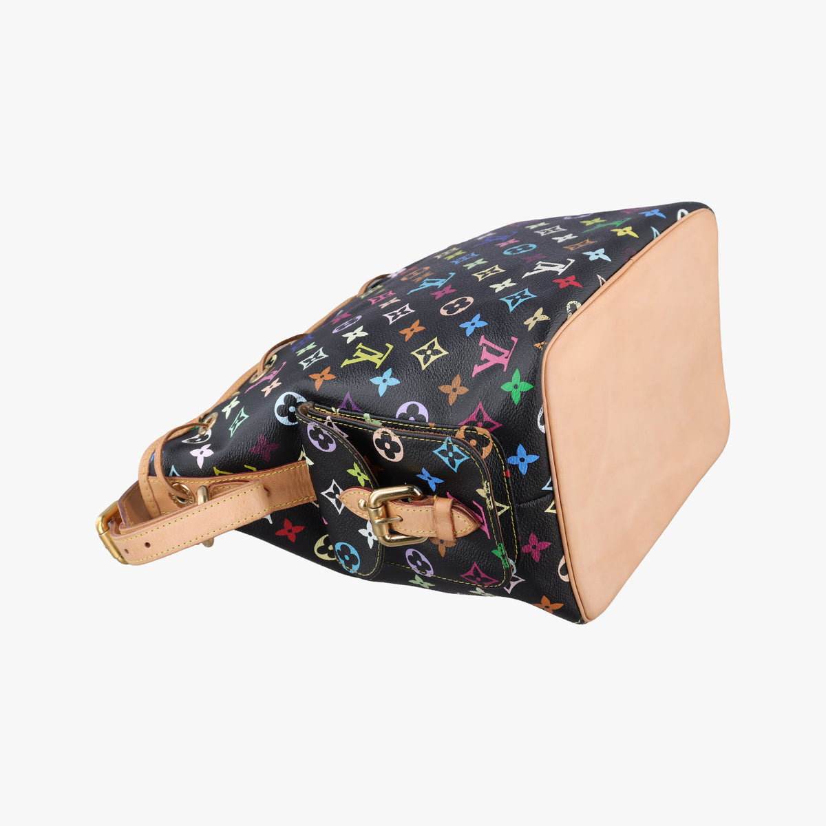 Pre-owned Louis Vuitton Petit Noe Noir Monogram Multicolor M42230 shoulderbag | stylenewstar