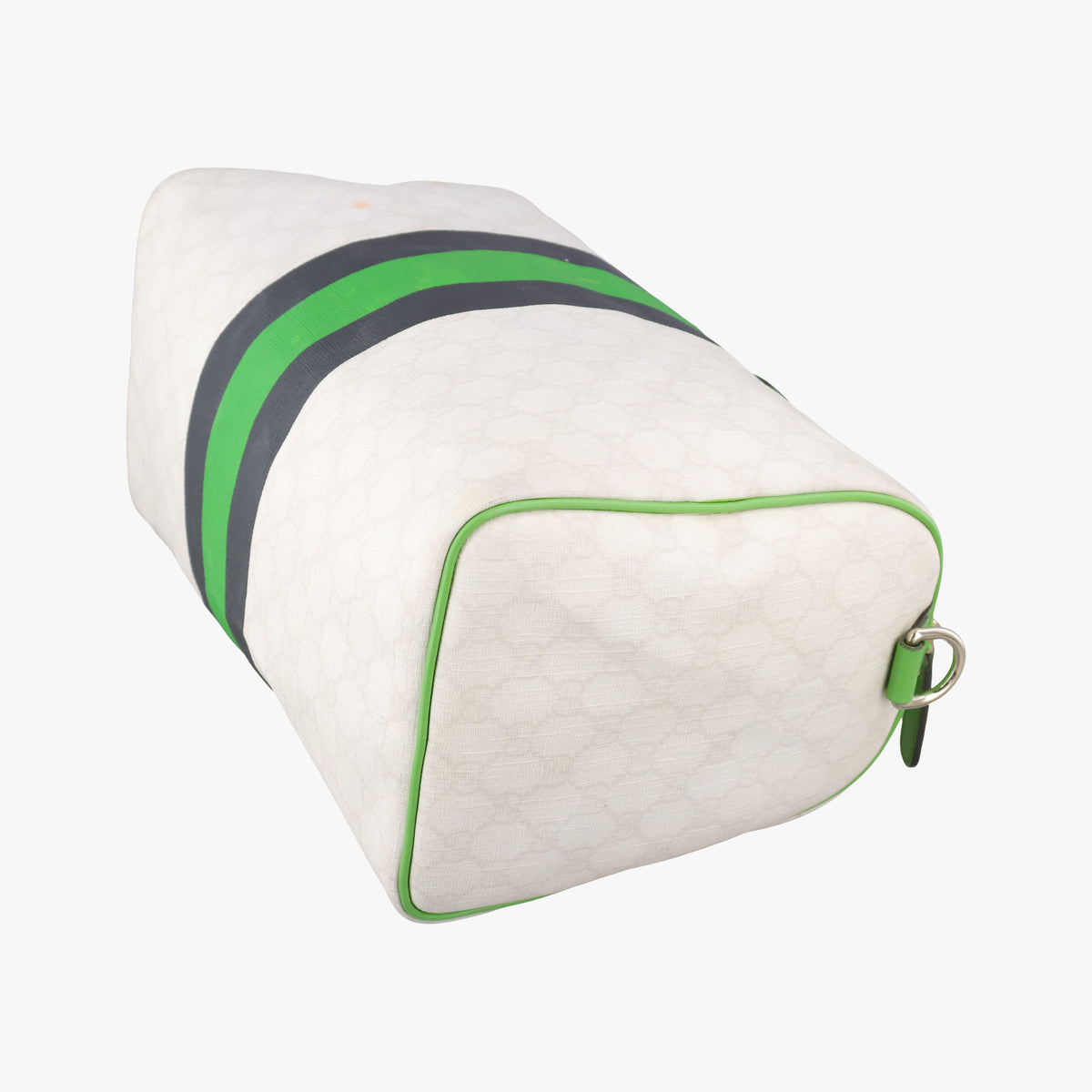 Pre-owned Gucci UNICEF Joy Green x White x Black PVC coated canvas 189895 handbag | stylenewstar