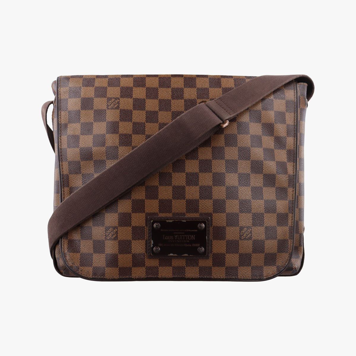 Pre-owned Louis Vuitton District MM EBENE Damier Canvas N41212 shoulderbag | stylenewstar