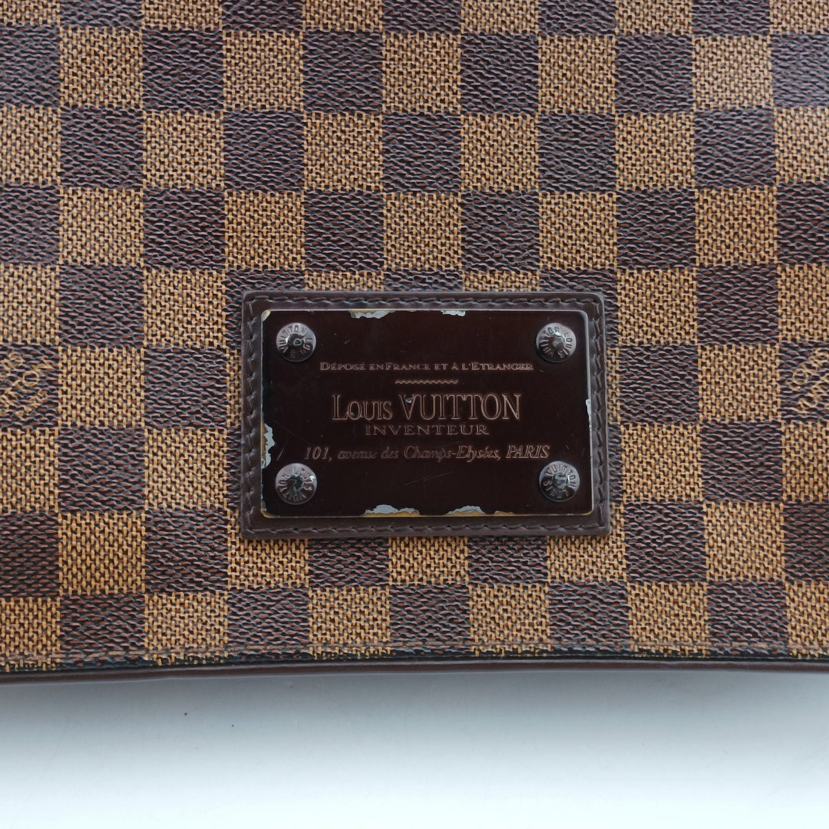 Pre-owned Louis Vuitton District MM EBENE Damier Canvas N41212 shoulderbag | stylenewstar