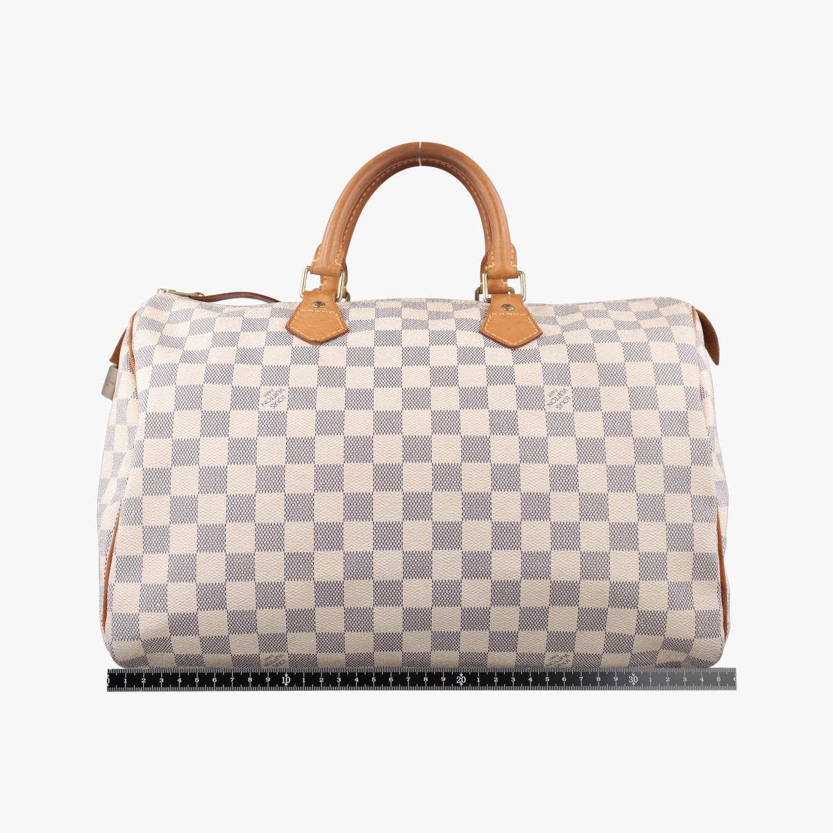 Pre-owned Louis Vuitton Speedy 35 Azur Damier Canvas N41535 handbag | stylenewstar