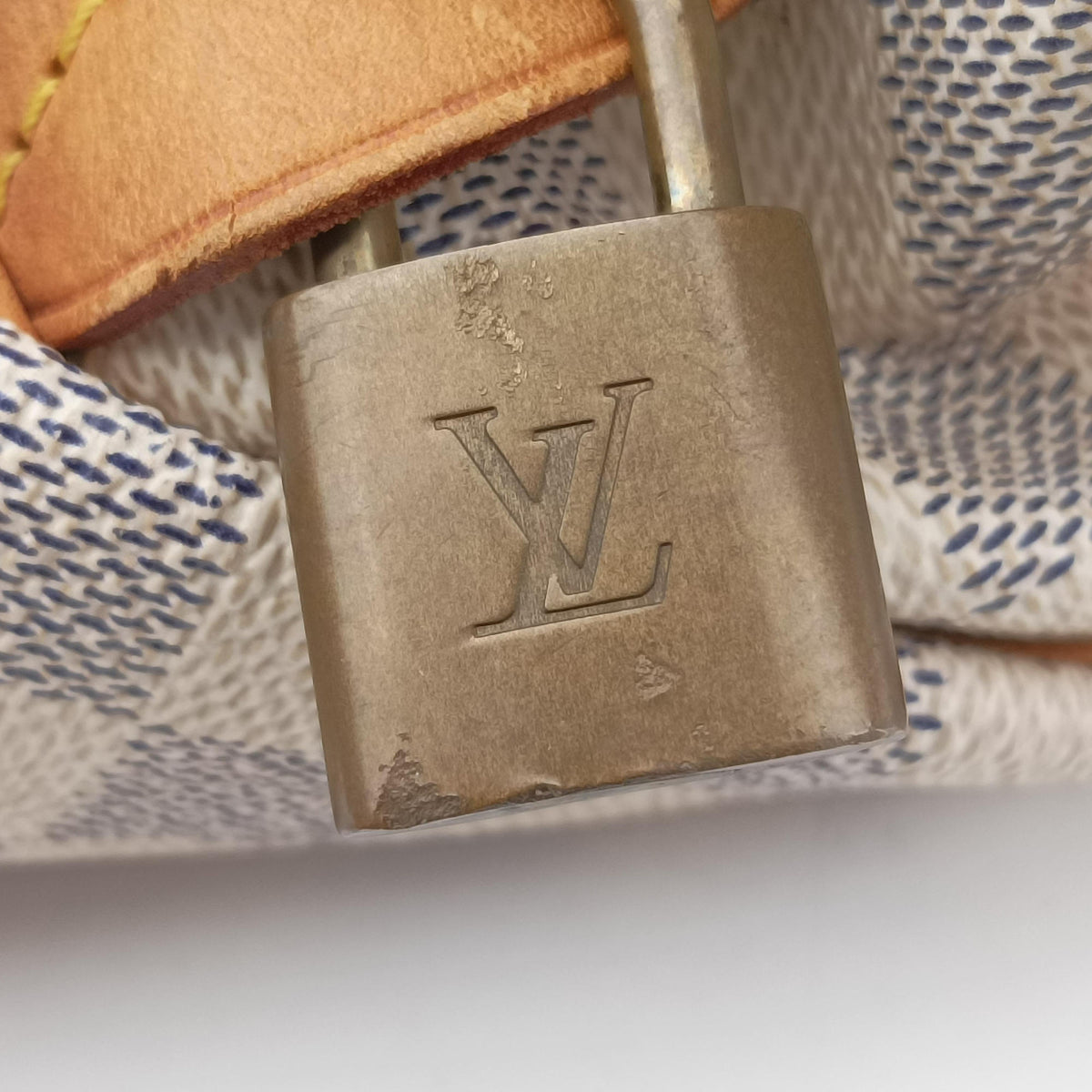 Pre-owned Louis Vuitton Speedy 35 Azur Damier Canvas N41535 handbag | stylenewstar