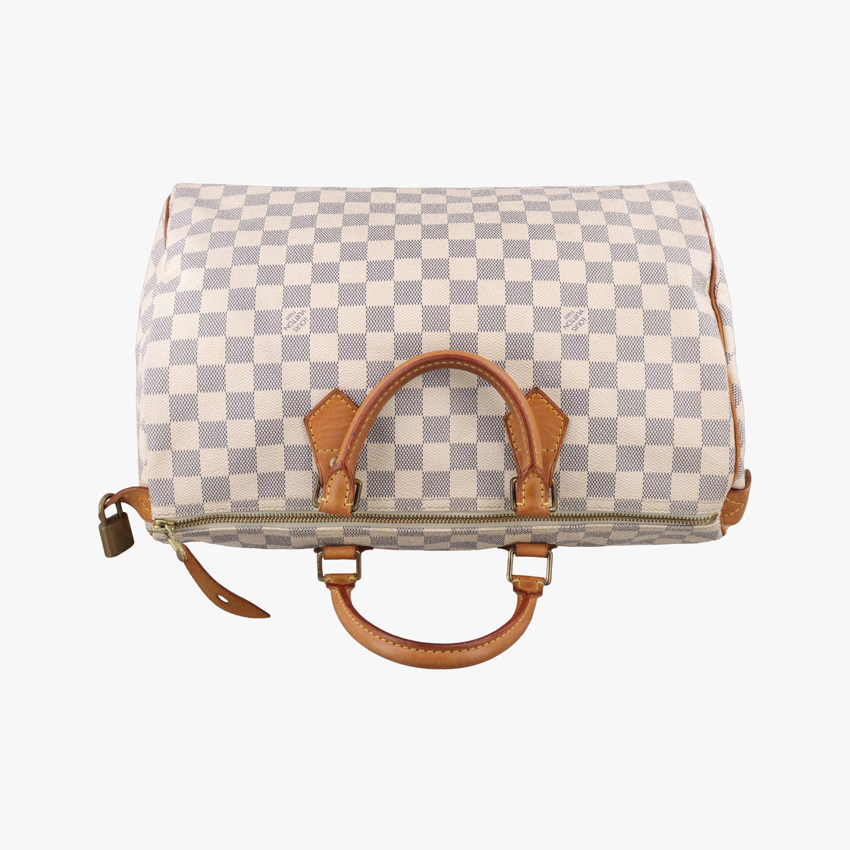 Pre-owned Louis Vuitton Speedy 35 Azur Damier Canvas N41535 handbag | stylenewstar