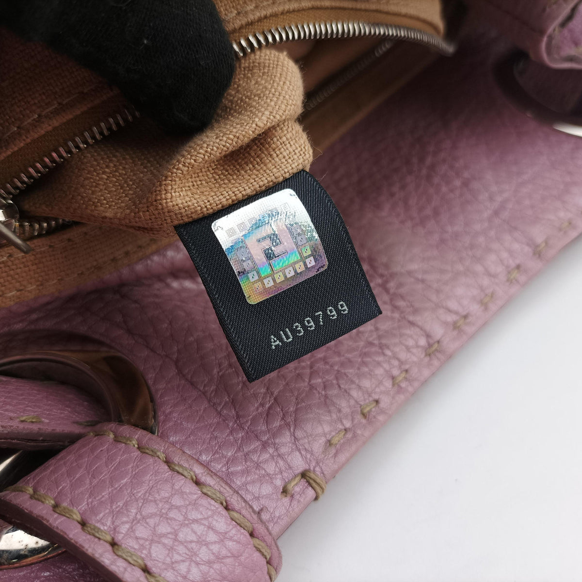 Secondhand Fendi Selleria Pomodorino Pink Leather 8BR595 handbag | stylenewstar