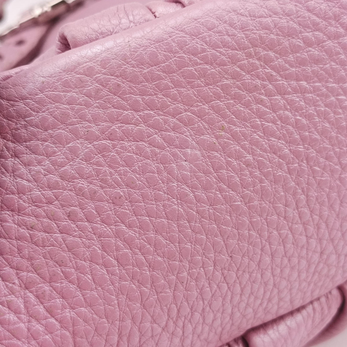 Secondhand Fendi Selleria Pomodorino Pink Leather 8BR595 handbag | stylenewstar