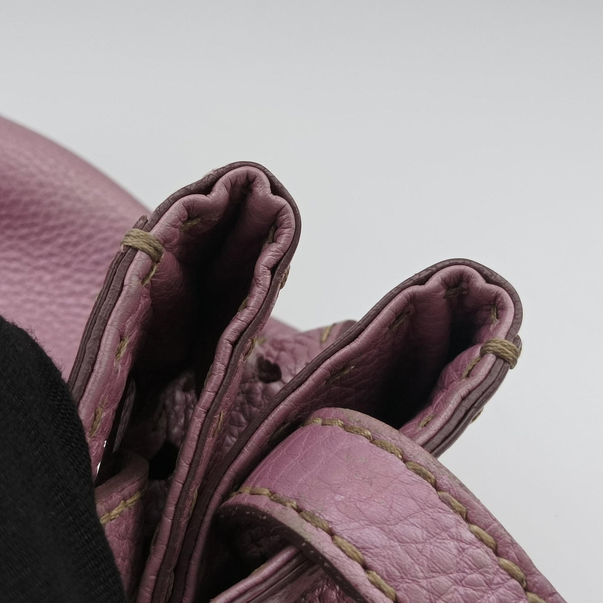 Secondhand Fendi Selleria Pomodorino Pink Leather 8BR595 handbag | stylenewstar