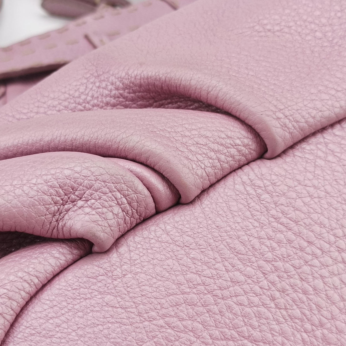 Secondhand Fendi Selleria Pomodorino Pink Leather 8BR595 handbag | stylenewstar