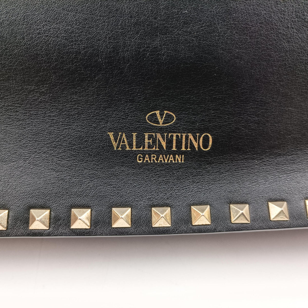 Pre-owned Valentino Rockstud Black Leather  shoulderbag | stylenewstar