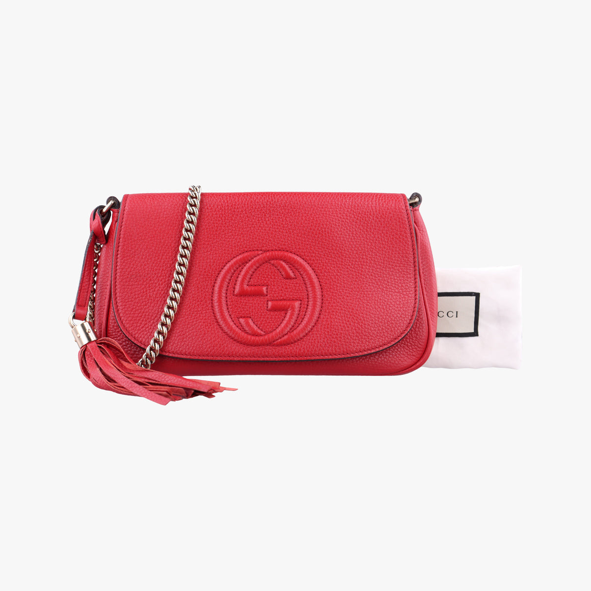 Vintage Gucci SOHO Red Leather 336752 shoulderbag | stylenewstar