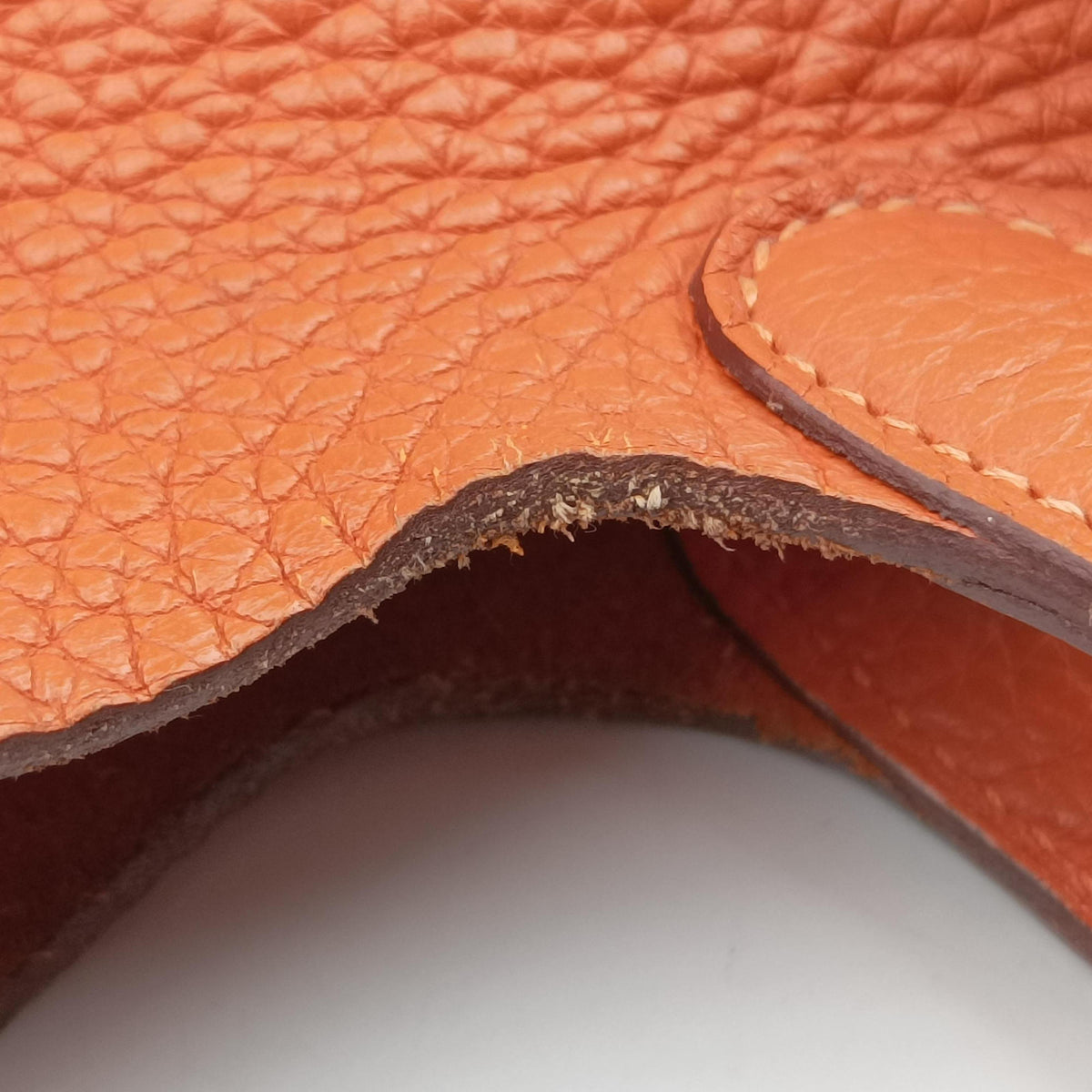 Pre-owned Hermes Picotin Lock Orange Taurillon Clemence  handbag | stylenewstar