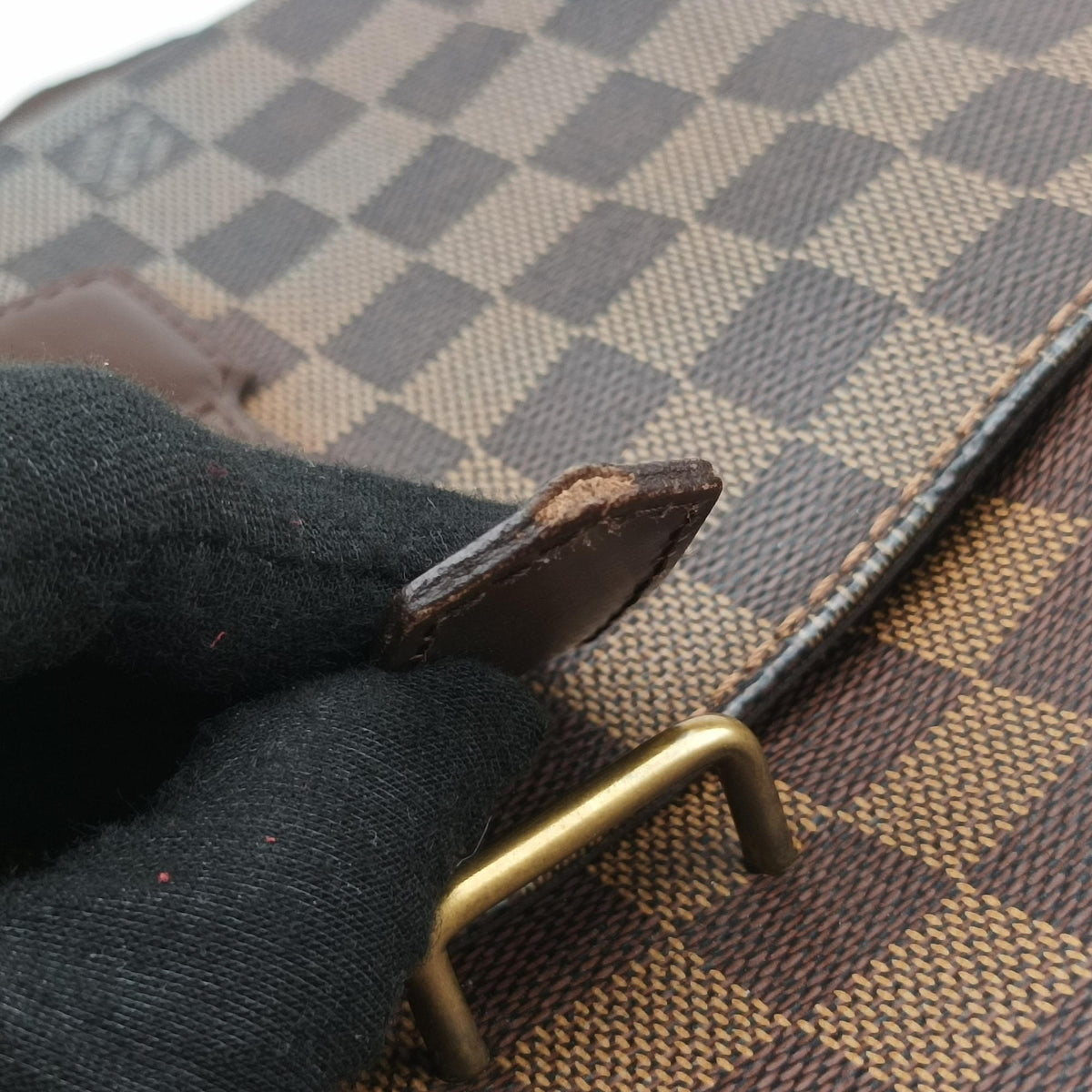 Pre-owned Louis Vuitton BROADWAY EBENE Damier Canvas N42270 shoulderbag | stylenewstar