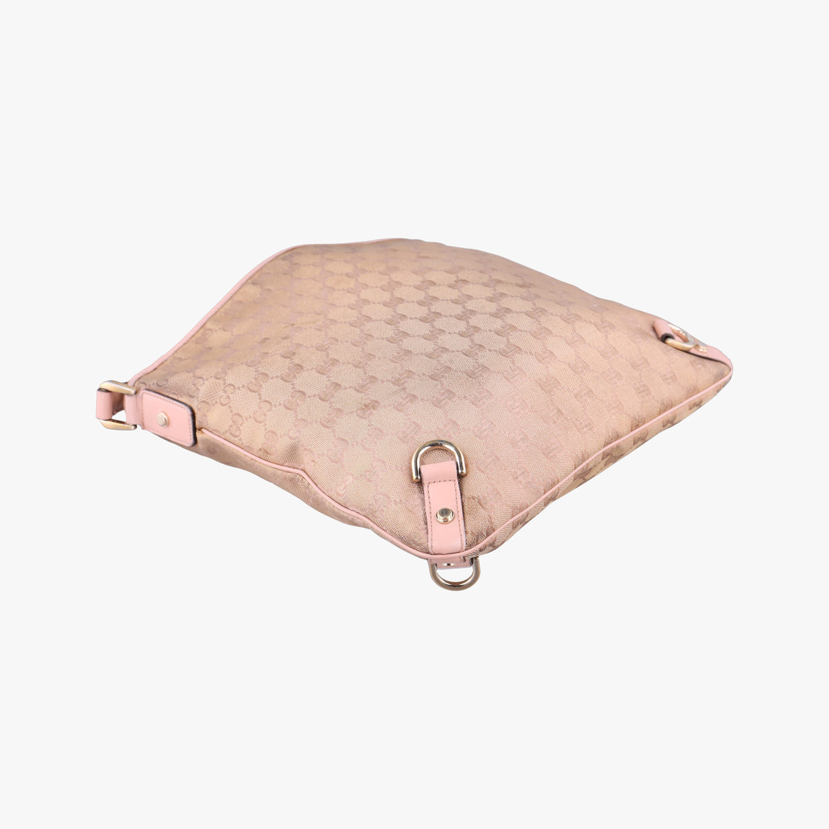Pre-owned Gucci Abbey Pink canvas 131326 shoulderbag | stylenewstar