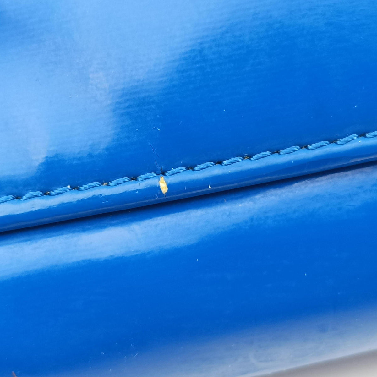 Vintage Chanel Cocomark Shopping Blue Patent Leather  shoulderbag | stylenewstar