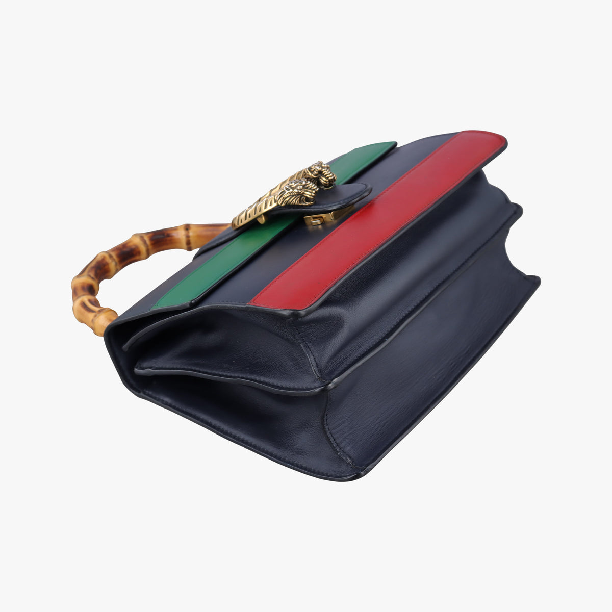 Vintage Gucci Dionysus bamboo Black×green×red Leather 448075 shoulderbag | stylenewstar
