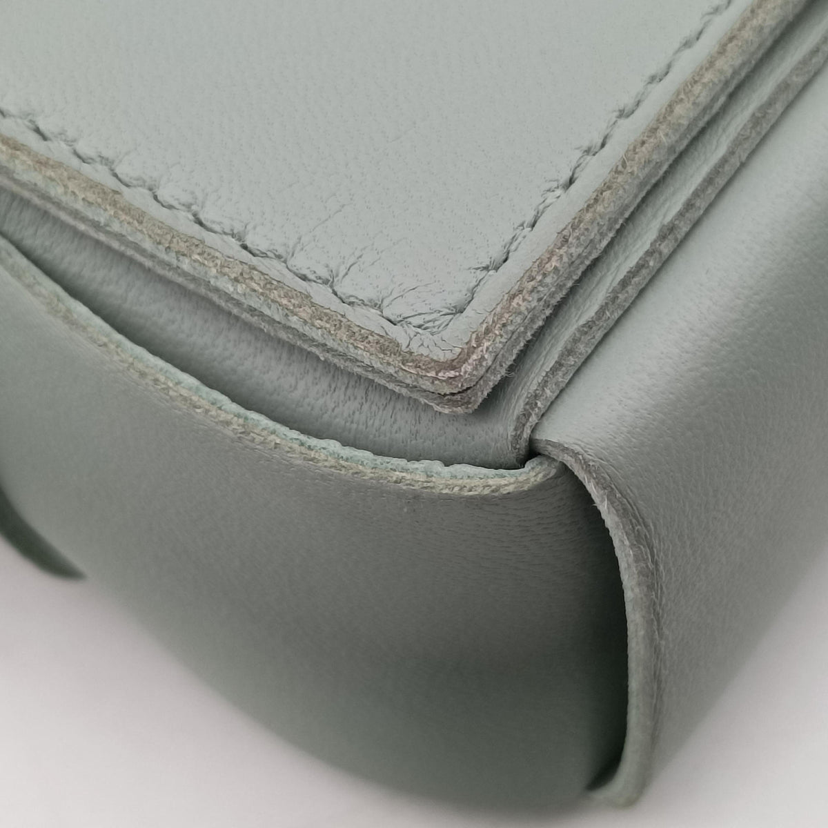 Pre-owned Bottega Veneta candy cassette Light Green lambskin  shoulderbag | stylenewstar