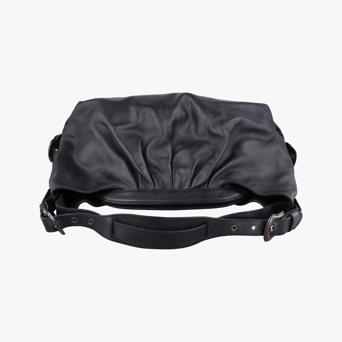 Pre-owned Fendi Toile de Cuir Black Leather 8BR579 handbag | stylenewstar
