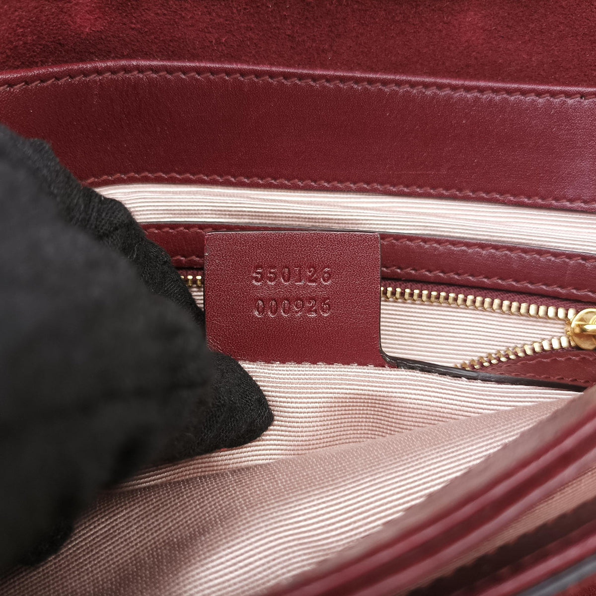 Vintage Gucci Arli Burgundy Suede×leather 550126 shoulderbag | stylenewstar