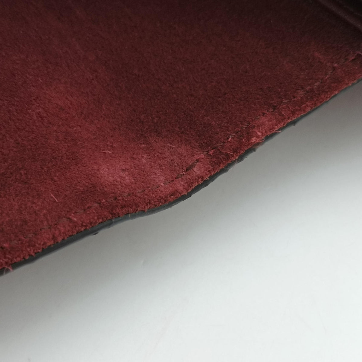Vintage Gucci Arli Burgundy Suede×leather 550126 shoulderbag | stylenewstar