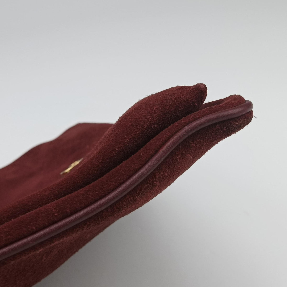 Vintage Gucci Arli Burgundy Suede×leather 550126 shoulderbag | stylenewstar